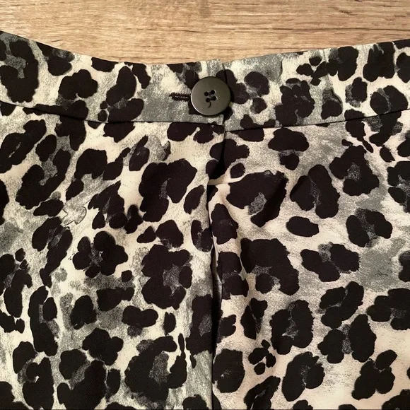 NET Zara cheetah leopard print satin skort/shorts in blue - Picture 9 of 12